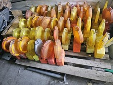 LAMPADA LAMPEGGIANTE STRADALE DA CANTIERE CREPUSCOLARE A BATTERIA