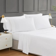 Hotel Signature Egyptian Cotton 400 Thread Count 6-Piece Sheet Set King White