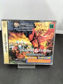 CAPCOM Sega Saturn Soft Dungeons & Dragons Collection + Expansion Ram Used
