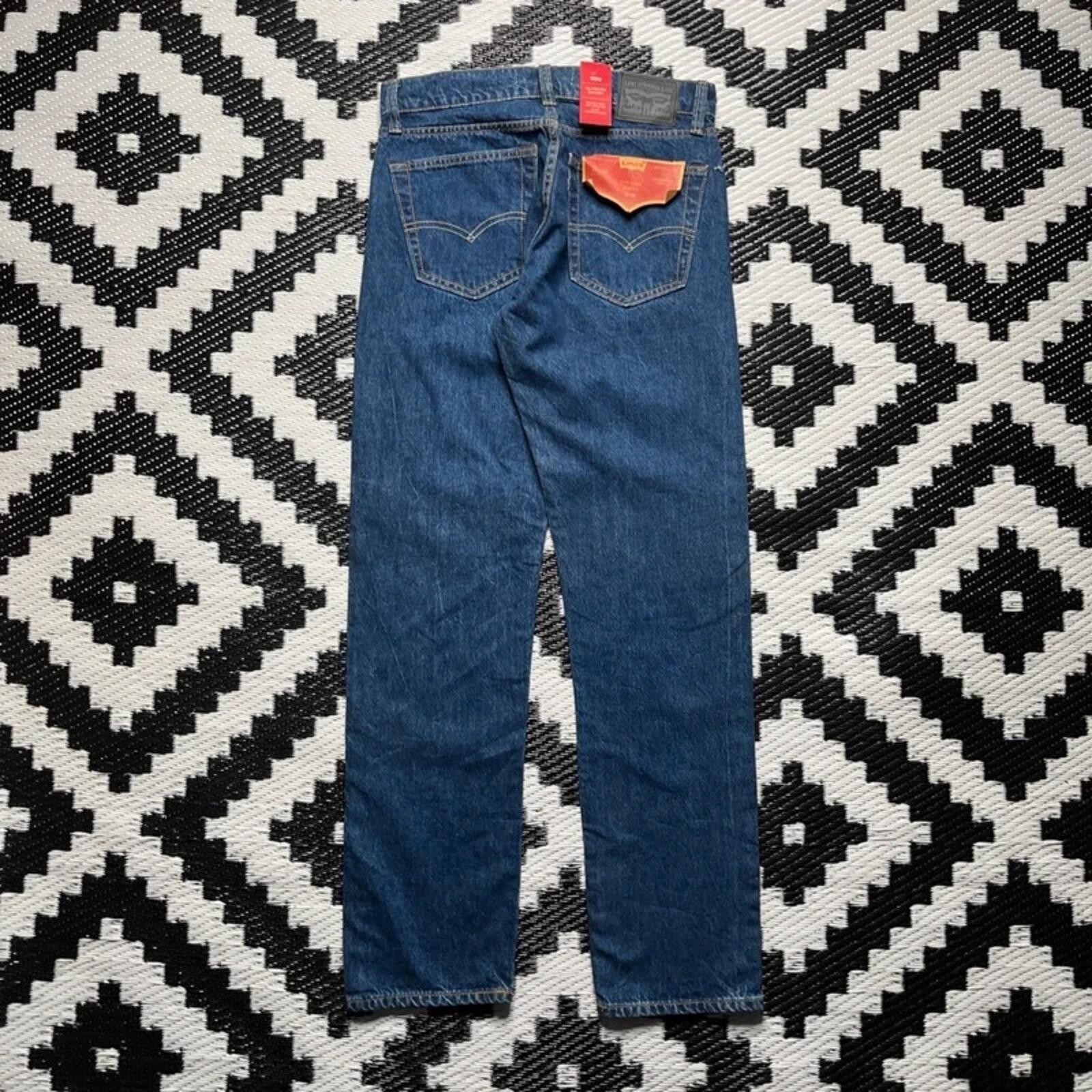 Levi’s 511 Men’s BNWT Slim Taper Navy Blue Denim Jeans BNWT | 31W 31L image 4