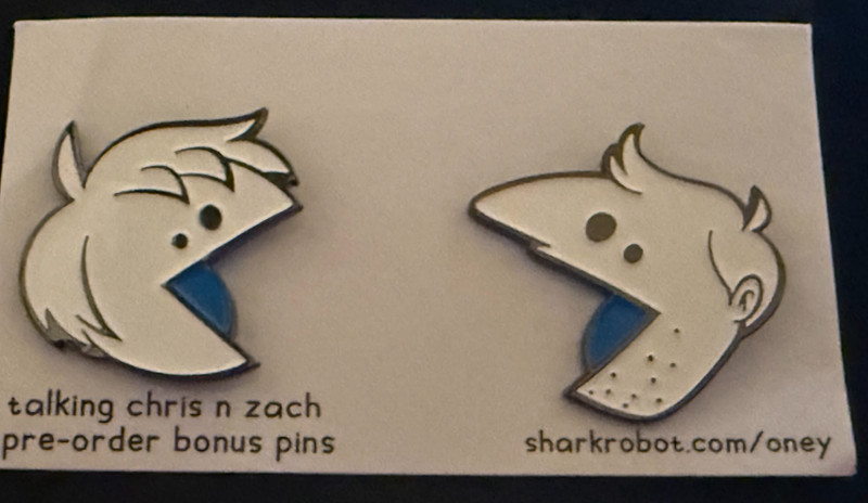OneyPlays / Oney / Chris O'Neill + Zach Hadel - Talking Plush Pre-order Pin Only