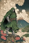 Doctor Doom Japanese Style Sketch Original Art card w/Signature #026