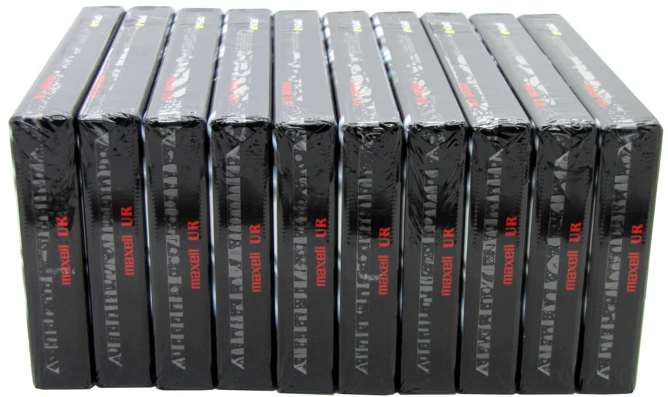 10pack MAXELL UR 60 MINUTES BLANK AUDIO CASSETTE TAPES NEW & SEALED - Image 4 of 4