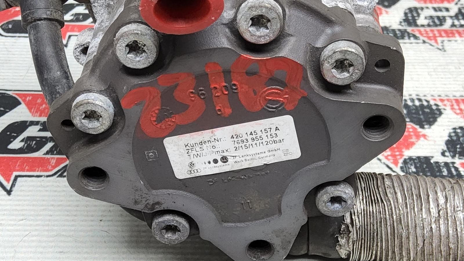 08 09 10 11 12 13 14 15 AUDI R8 5.2L V10 POWER STEERING PUMP ASSEMBLY 