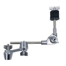 Cymbal L-Arm with Compact Dual Drum Clamp, 7.4inch Adjustable Cymbal Boom Hol...