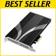 PCIe 3.0 x4 M.2 SSD Adapter with Aluminum Heatsink
