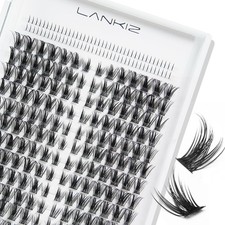 LANKIZ Manga Lashes Natural Cluster Lashes D Curl 8-16mm