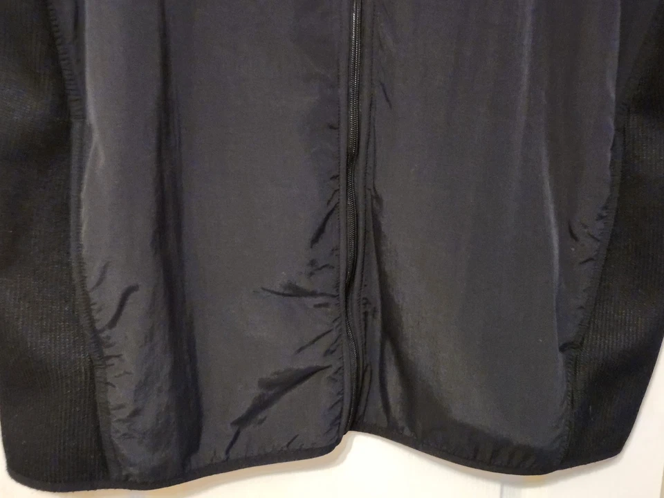 PERRY ELLIS MEN'S BLACK SWEATER ZIPPER VEST Size XLT  X-LARGE TALL - Image 3 of 4