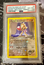 Rocket's Hitmonchan - 9 WINNER Best of Game Reverse Holo PSA 8.5 LOW POP 1! on eBay