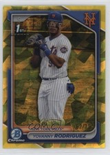 2024 Bowman Chrome Sapphire Edition Prospects Yellow 62/75 Yovanny Rodriguez 0t2