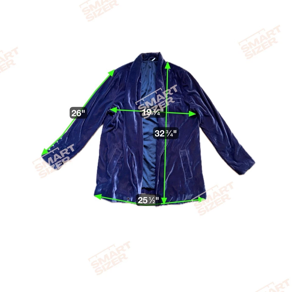 Free People женский размер большой сливы бархата громоздкий открытый передняя шаль воротник богемное - Изображение 3 из 4