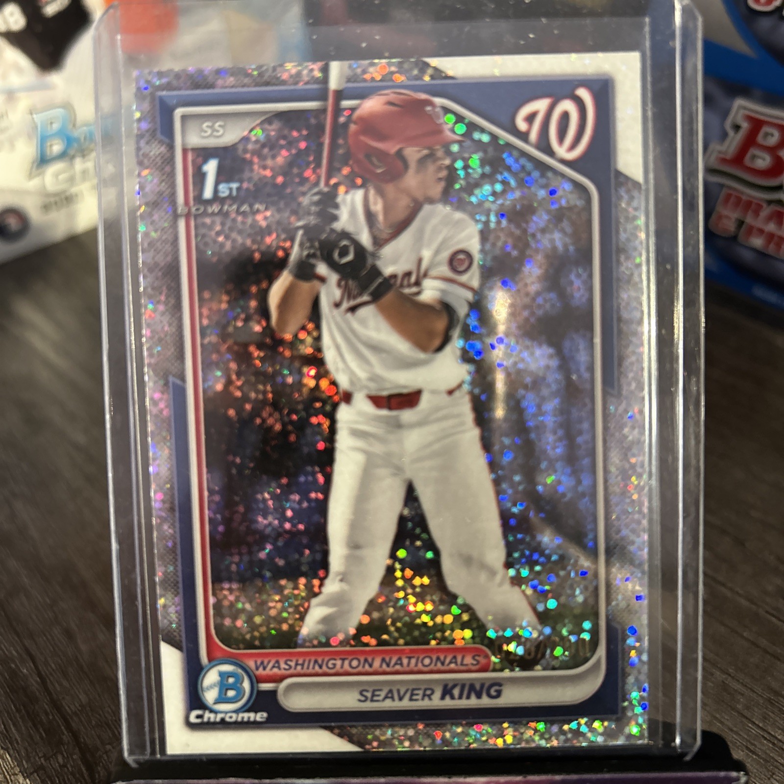 2024 Bowman Draft - Chrome Seaver King #BDC-62 Sparkle Refractor /200 (RC)