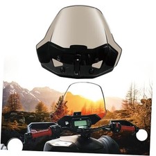 Dark Tinted Front Windshield for Ryker, Adjustable Sport Windshield Compatible