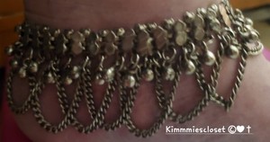 Vintage Kuchi-style Payal & Jingling Ghungroo Silver Alloy Chains Anklet