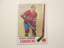 1968-69 Topps Hockey #3 Jacques Laperriere Montreal Canadiens nrmt