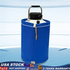 10L Liquid Nitrogen Tank, Cryogenic Container, 0.03Gal/Day Evaporation, Portable
