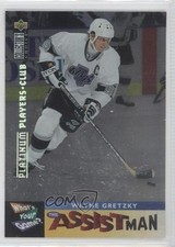 1995 Upper Deck Collector's Choice Platinum Player's Club Wayne Gretzky HOF 0hh2
