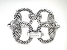 GUCCI SILVER 925 BRACELET HORSEBIT COLLECTION DIORANTISSIMA RARE ICONIC DESIGN