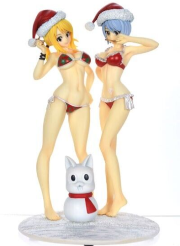 FAIRY TAIL Lucy & Yukino X-PLUS Christmas Limited Ver. SET BOX Figure Doll 2016 - Picture 1 of 23