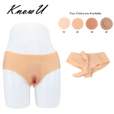 Cosplay Silicone Fake Vagina Buttock Panties Fake Butt Shaper for Crossdresser