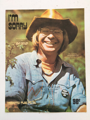 I'm Sorry John Denver Sheet Music Australian