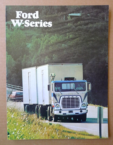 1977 Original FORD W-Series Truck Sales BROCHURE Excellent Condition - 第 1/6 張圖片
