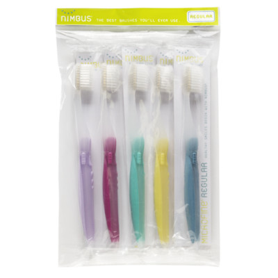  Nimbus Toothbrush Microfine Extra Soft Sensitive Teeth Gums Implants Regular 5