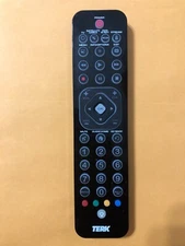 TERK TV UNIVERSAL REMOTE CONTROL 4-Device with Backlit Controls TKRTBL04B