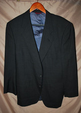 joseph A Banks Men's Charcoal Gray Suit Jacket Size 42 Fully Lined Wool