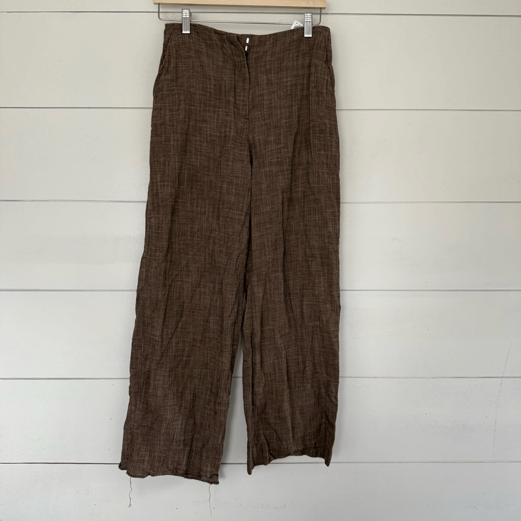 ALTRA & Other Stories Pantalone donna 4 gambe larghe fantasia marrone