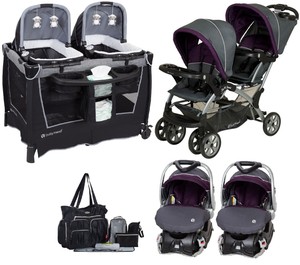 graco double travel system strollers