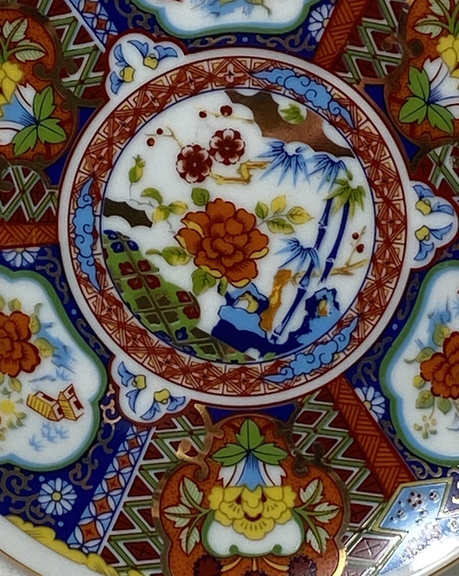 イギリス　アンティーク　IMARI イマリ　花柄陶磁器プレート 6枚セット Vintage Imari Ware Plate Japan 6 1/2