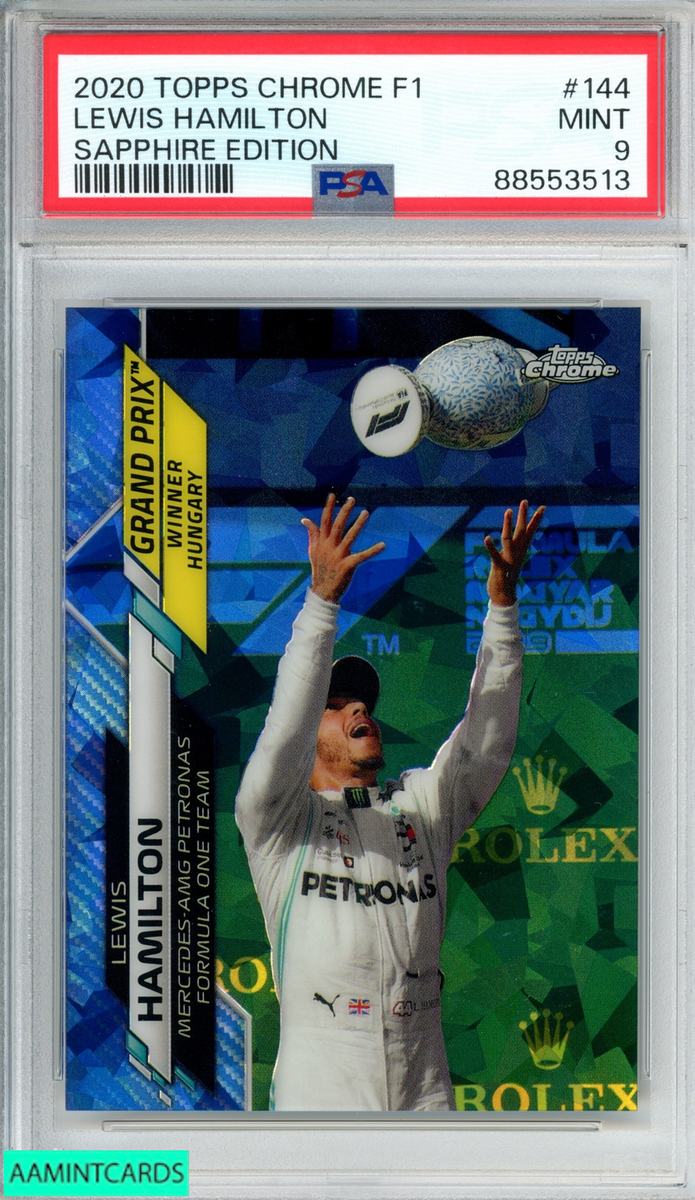 その他 2020 TOPPS CHROME  HAMILTON 2020 Topps Chrome F1 Racing LEWIS HAMILTON Blue Sapphire