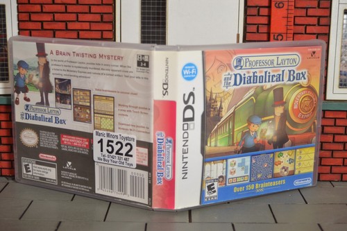 Nintendo DS Console Game - Professor Layton & The Diabolical Box - NTSC USA