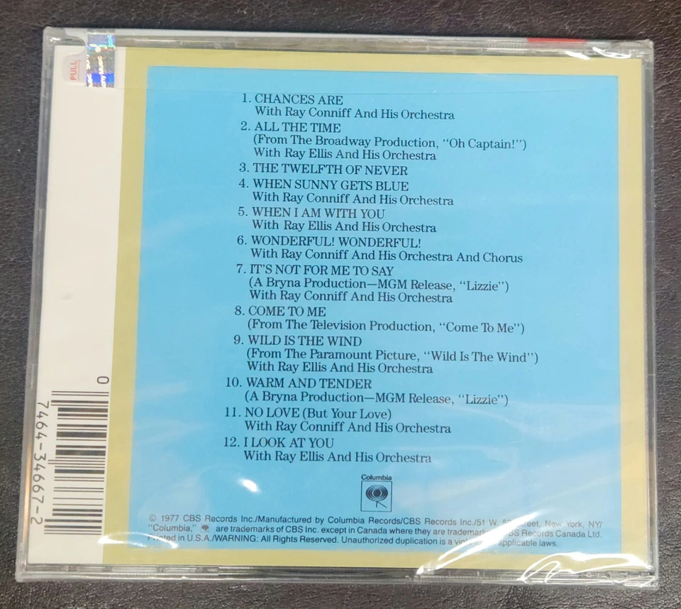 *NOS/SEALED* Johnny Mathis, Johnny's Greatest Hits CD, FREE SHIP! - Image 2 of 2