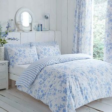 Modern Charlotte Thomas Amelie Floral Blue Duvet Cover Set/ Pillowcase/ Curtains