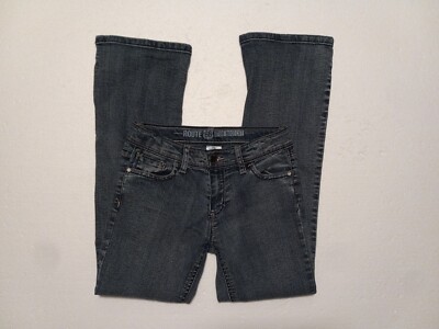 Route 66 Girls Size 10  Bootcut Waist Elastic Band Adjustable 