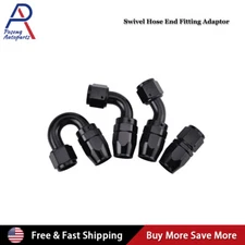 AN6 6AN Swivel Hose End Fitting Adapter For CPE Oil/Fuel/Gas Hose Line 0/90/180°