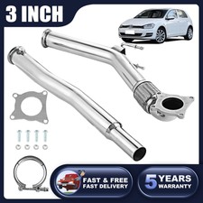 3" TURBO EXHAUST DECAT DOWNPIPE STAINLESS STEEL FOR SKODA OCTAVIA 2.0T SEAT LEON
