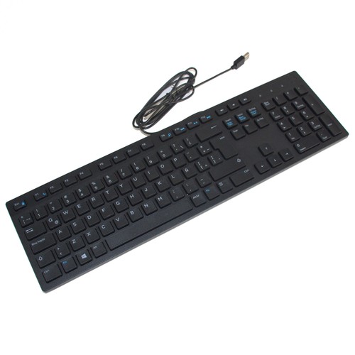 Dell KB216 Black Spanish Latin QWERTY USB Wired Keyboard F2JV2 - Picture 7 of 10