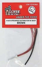 Gofer Racing Decals 16010 1/24 Prewired Distributor with Boot - Brown Plug Wires