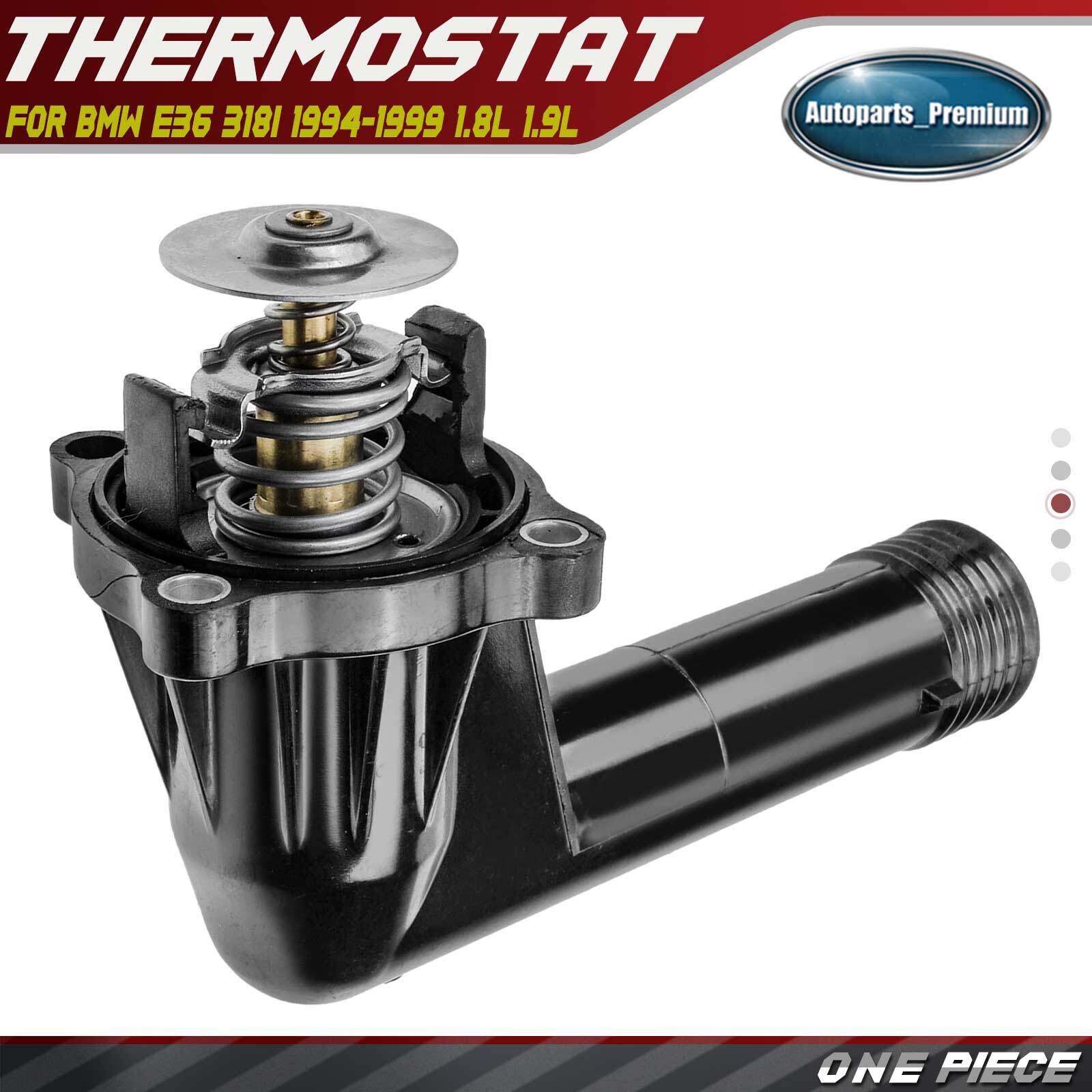 Coolant Thermostat Housing Assy for BMW E36 318i 1994-1999 L4 1.8L L4 1 ...