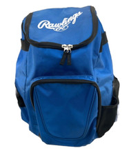 Rawlings Franchise Players Backpack Each Side has a Holder for a Bat  Navy Blue