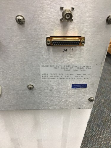 95-2992 Microwave Power Supply Assy For Gasonics PEP 3510? AWD-D-1-0-012 - Picture 11 of 12
