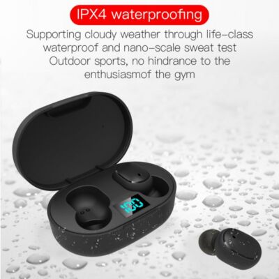 TWS E6S Bluetooth Earphones Wireless Earbuds with Noisa Cancellation