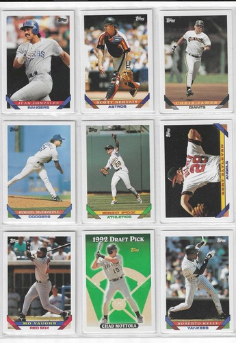 1993 Topps Baseball card singles #1 - 396 U Pick - Picture 20 of 400