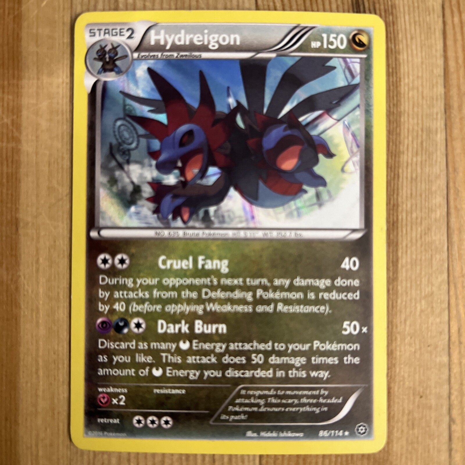 Pokemon – Carta Hydreigon Break (87/114) – XY Steam Siege – Rara Holo, Autentica Da Collezione