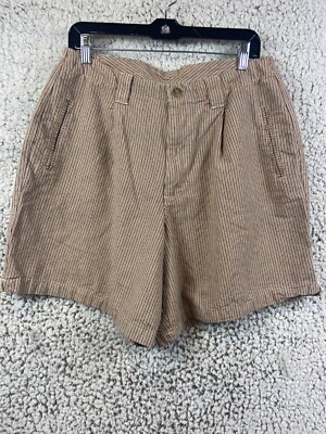 White Stag plaid elastic waist bermuda shorts with pockets women's size 16W