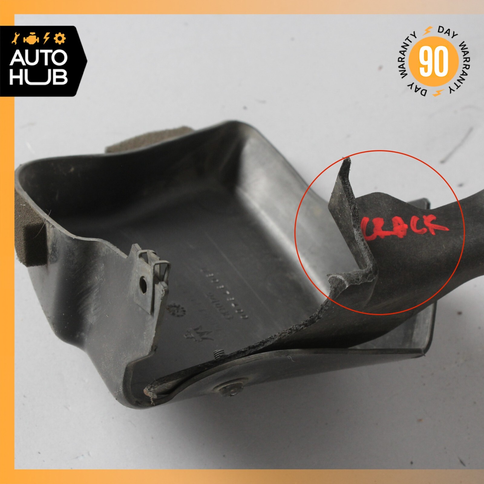 09-13 Maserati Quattroporte S M139 4.7L Radiator Support Baffle Air Duct OEM