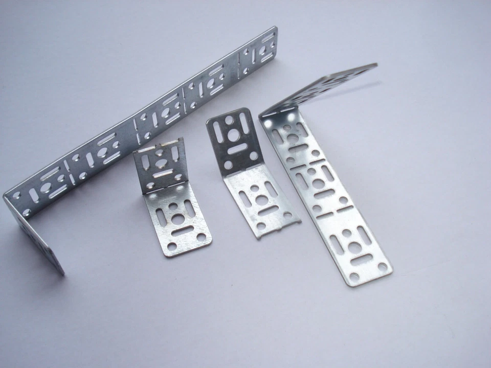 Equerre fixation acier pliable ajustable angle variable pour charpente lot de 50 - Photo 4/4